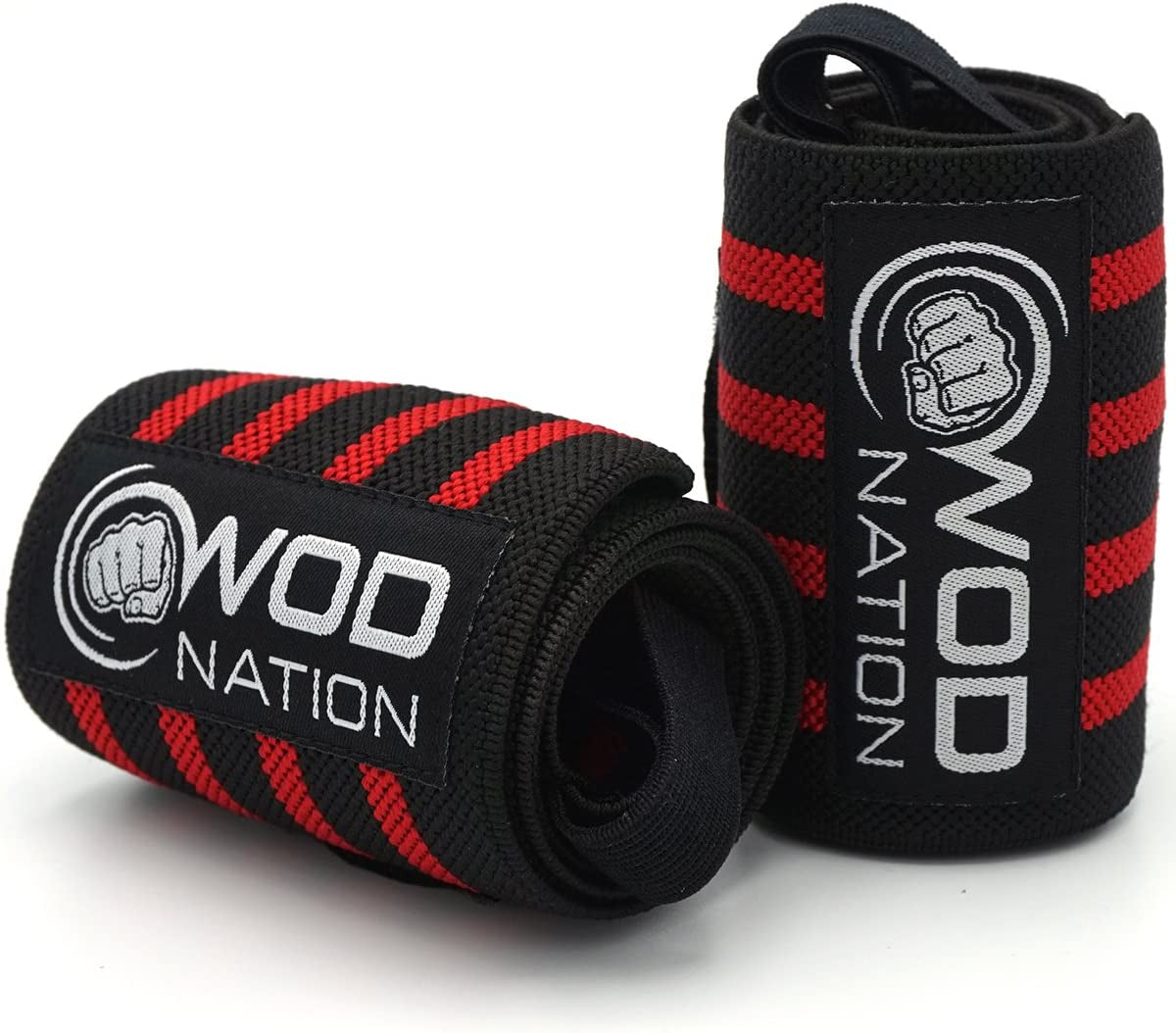 Professional Wrist Wraps for Weightlifting with Thumb Loop - Supportive Straps for Men and Women in Strength Training, Powerlifting, and Bodybuilding