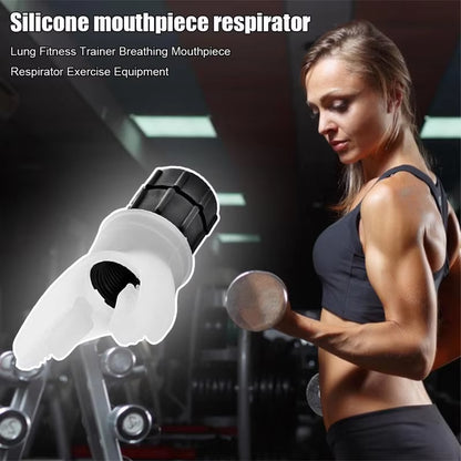 Sports Breathing Trainer Portable Lung Capacity Abdominal Breathing Trainer with Adjustable Intensity Knob Improve Strength