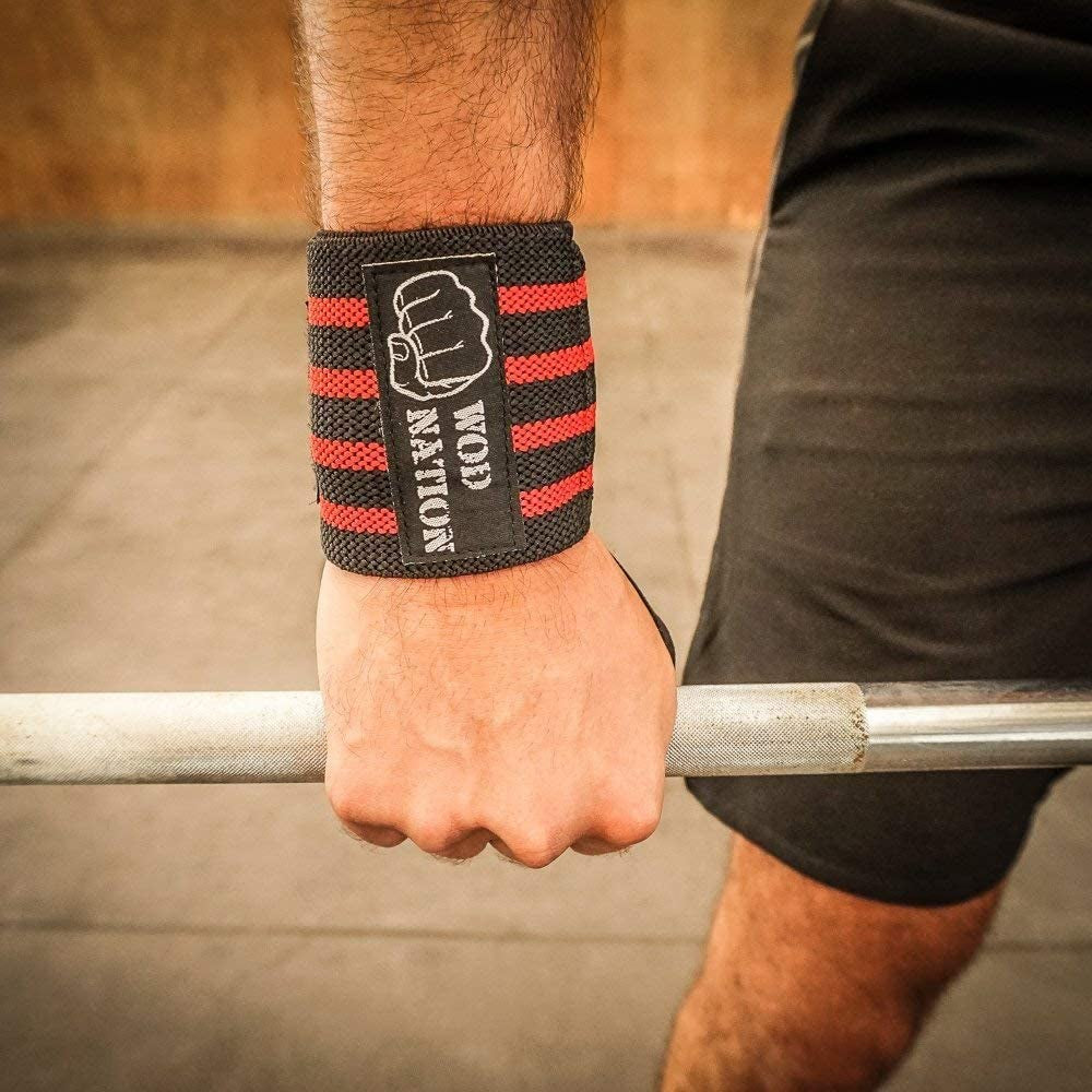 Professional Wrist Wraps for Weightlifting with Thumb Loop - Supportive Straps for Men and Women in Strength Training, Powerlifting, and Bodybuilding