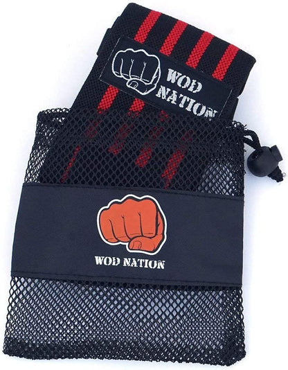 Professional Wrist Wraps for Weightlifting with Thumb Loop - Supportive Straps for Men and Women in Strength Training, Powerlifting, and Bodybuilding